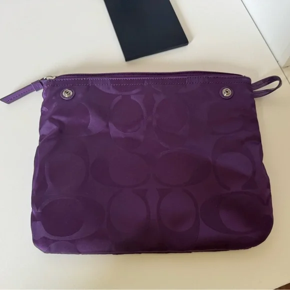 Coach Nylon Large Weekender Tote w/ Pouch - Picture 6 of 9